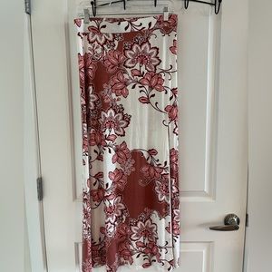 Floral maxi skirt